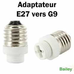 ADAPTATEUR E27 VERS G9