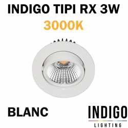 SPOT ENCASTRE INDIGO TIPI RX BLANC