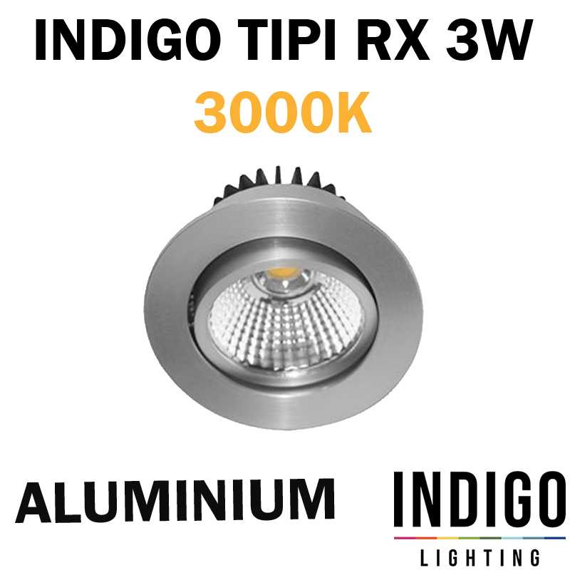 SPOT ENCASTRE INDIGO TIPI RX ALU