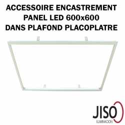 Cadre encastré pour panneau LED