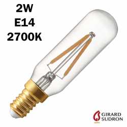 SUDRON Tubulaire Filament LED 2W 95mm