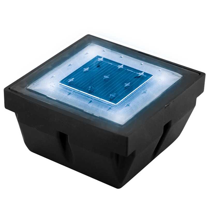 Encastré de sol extérieur bleu solaire
