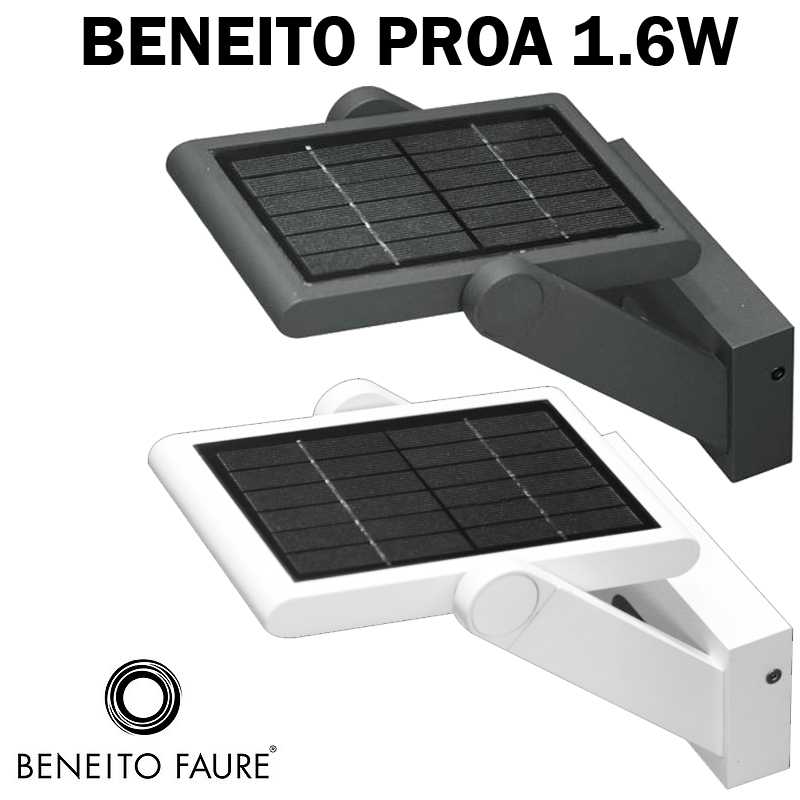 Borne SOLAIRE FARO SAURA 2.2W avec détecteur