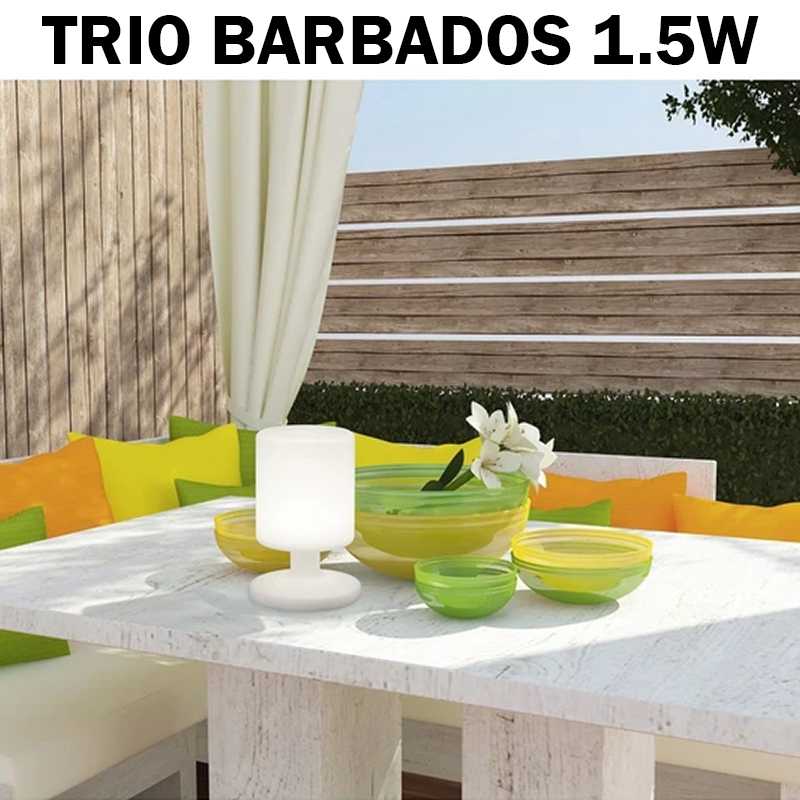 trio barbados eclairage exterieur