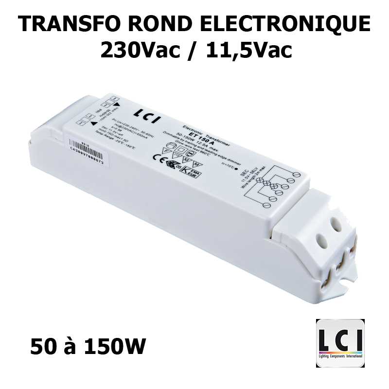 TRANSFO 230V 12V 150VA - LCI 1111150