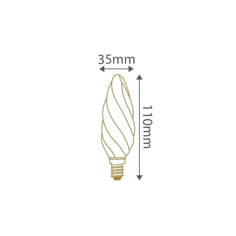 Ampoule flamme grand siècle GIRARD SUDRON LED 4W E14 230V