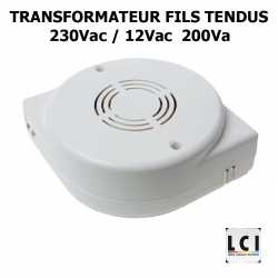 Transformateur fils tendus 230V 200VA