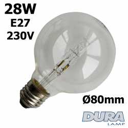 E27 Standard ECO Halogène Claire 28w=35w 230/240v