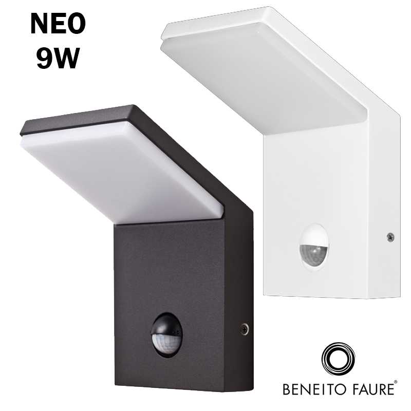 APPLIQUE AVEC DETECTEUR BENEITO NEO 9W - ECLAIRAGE