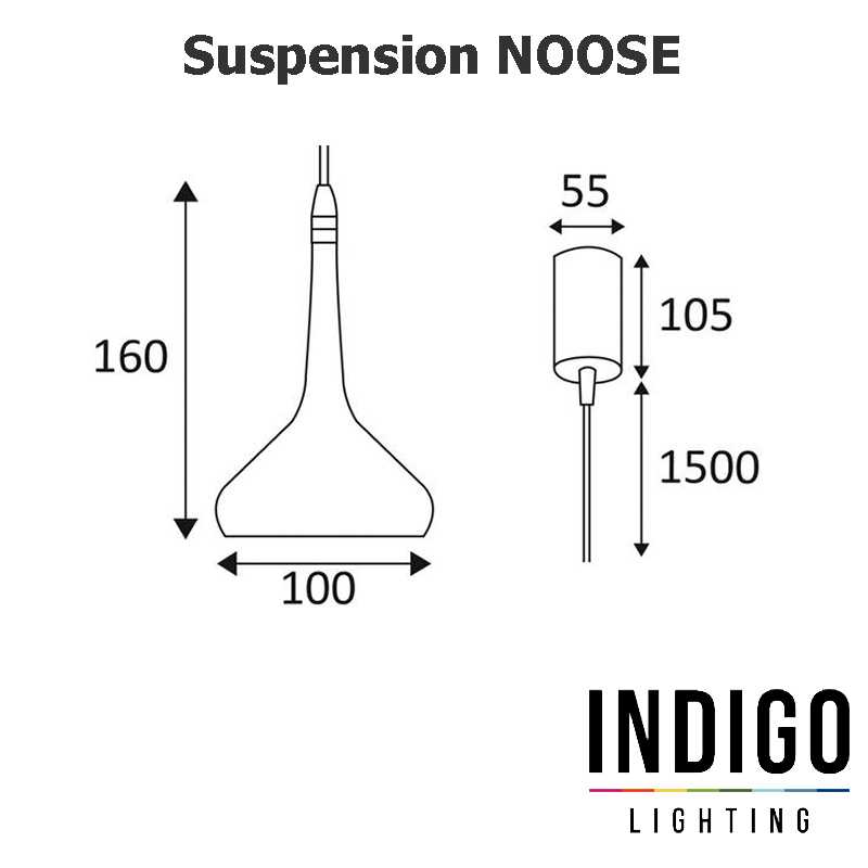 Suspension LED INDIGO NOOSE