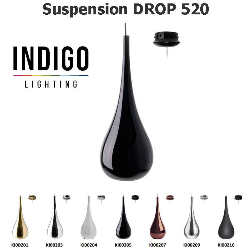 Suspension LED INDIGO DROP 520