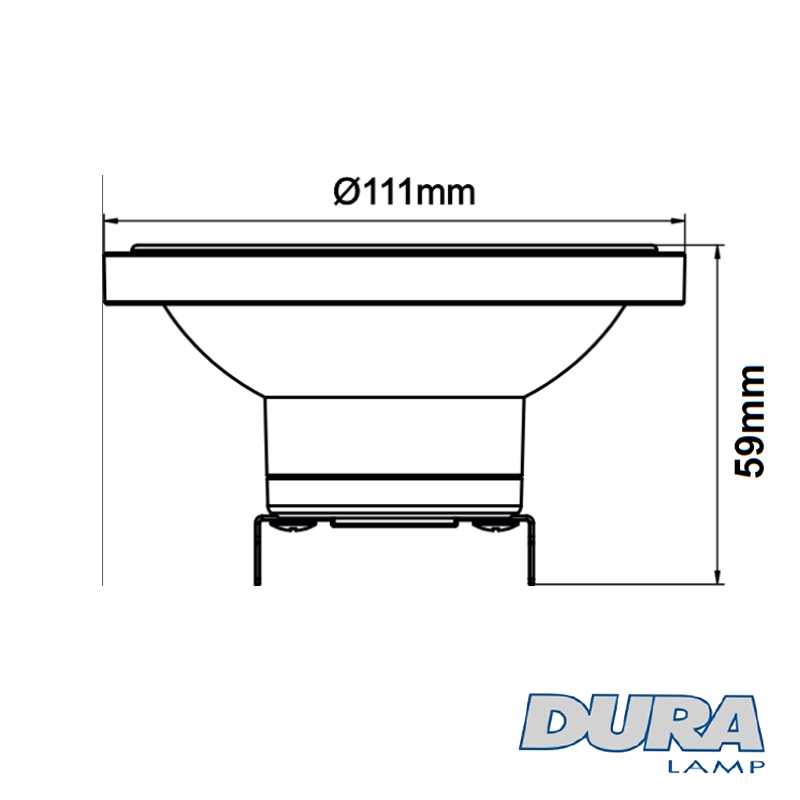 Ampoule LED DURALAMP DR111 G53