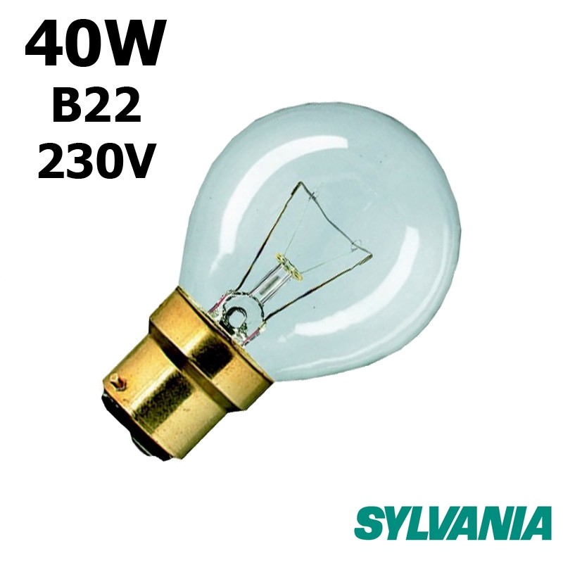 Ampoule sphérique 40W B22 230V