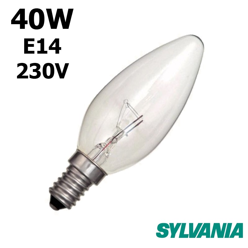 Ampoule à incandescence Lampe de four 300° E14 230V 389lm 40W