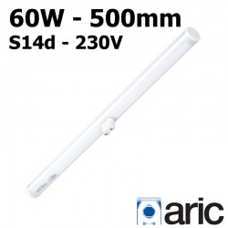 Tube ARIC 60W S14d 230V