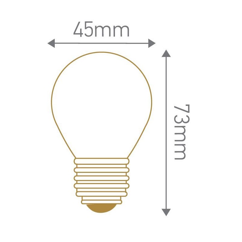 Ampoule LED sphérique dépoli E27 GIRARD SUDRON 160104