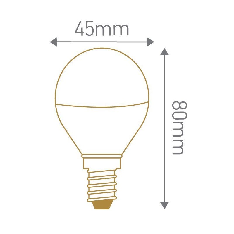 Lampe LED sphérique dépoli E14 GIRARD SUDRON 160105