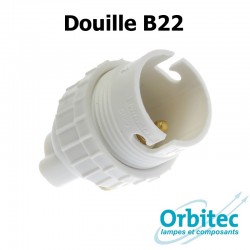 Douille E40 en porcelaine pour lampe à décharge ou Halogène grande puissance