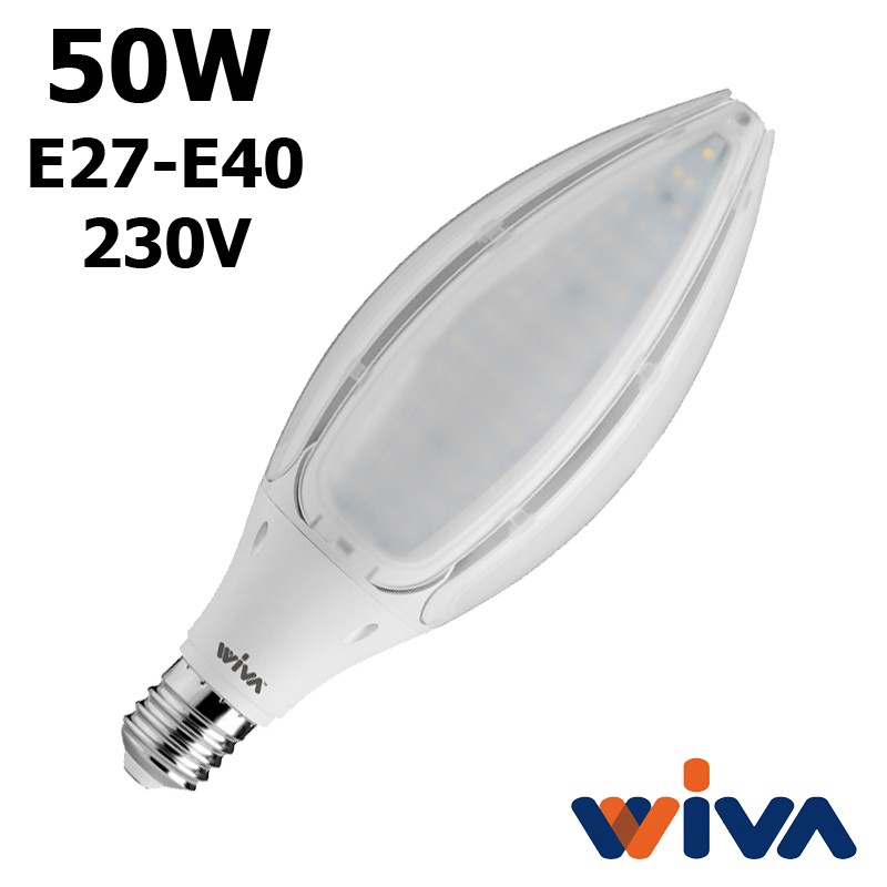 Lampe led 50W E40 pour lampadaire d'éclairage public IP20