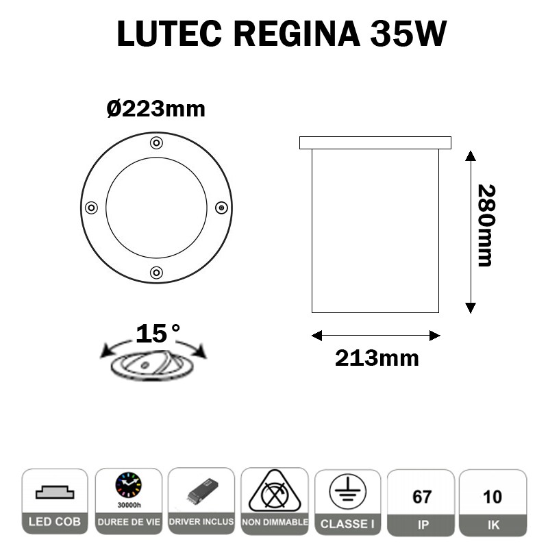 LUTEC REGINA 7008A-LED