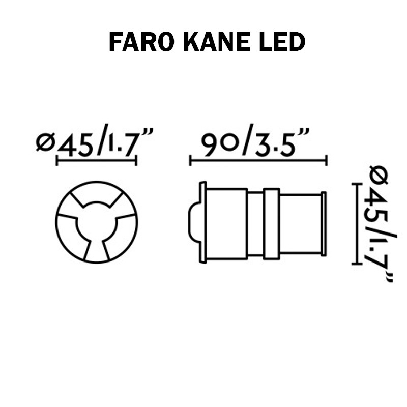 Encatré de sol LED - FARO KANE-2