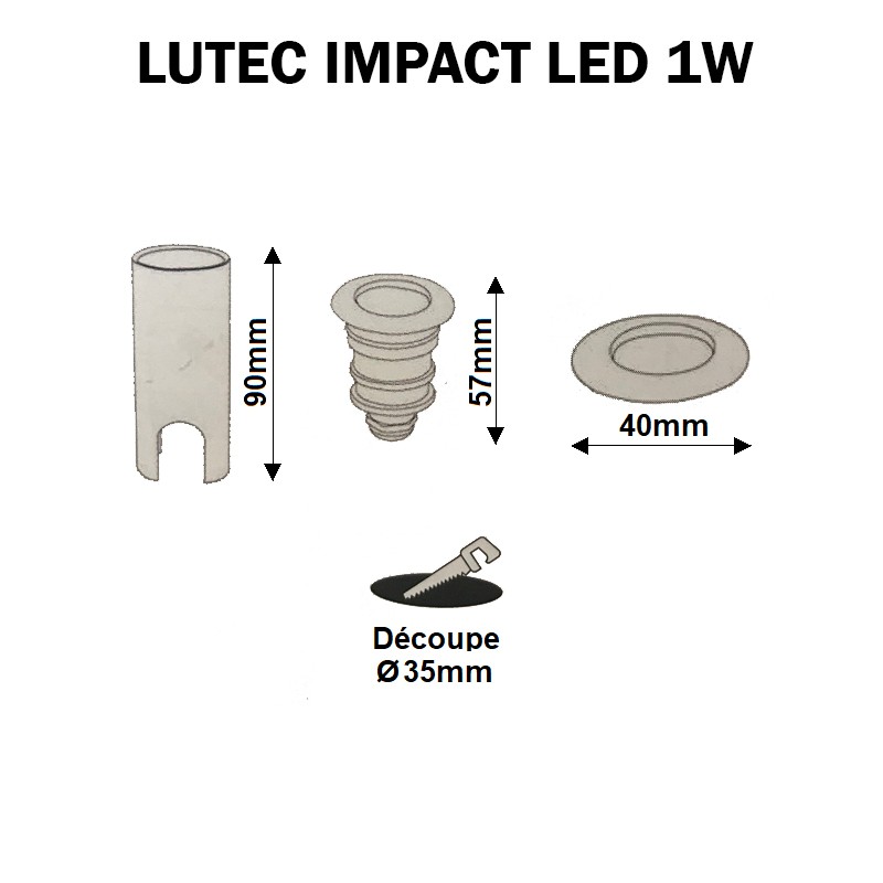 Encastré LED terrasse