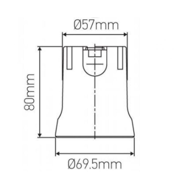 Douille porcelaine E40