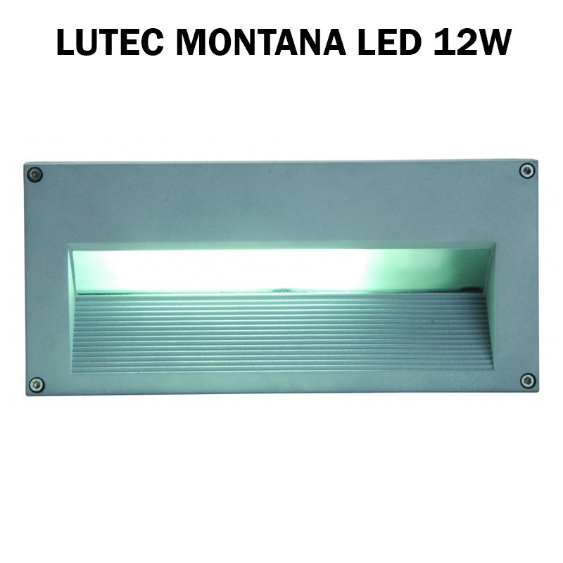 Luminaire LED encastré mural extérieur - LUTEC MONTANA