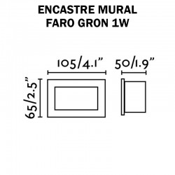 LUMINAIRE mural extérieur - FARO GRON