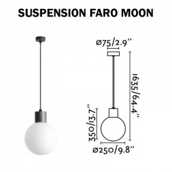 Luminaire suspendu FARO MOON