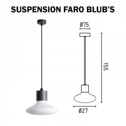 Luminaire suspendu FARO BLUB'S