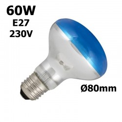 lampe bleue 60W E27 230V