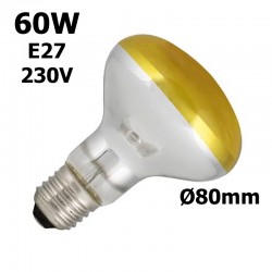 lampe jaune 60W E27 230V
