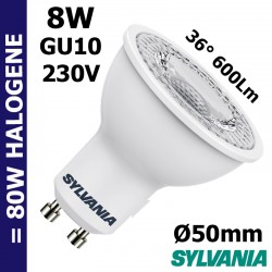 Ampoule LED GU10 SYLVANIA RefLED 8W