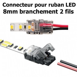 Connecteur ruban led IP20 10mm mono - Integratech