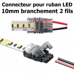 Connecteur pour ruban LED largeur 10mm