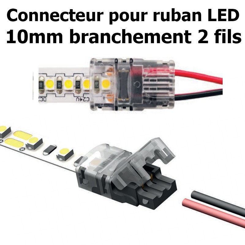 Connecteur Flexible Ruban LED 10mm DC Femelle