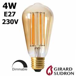 Ampoule LED Edison 6 W Dimmable E27 - Girard Sudron