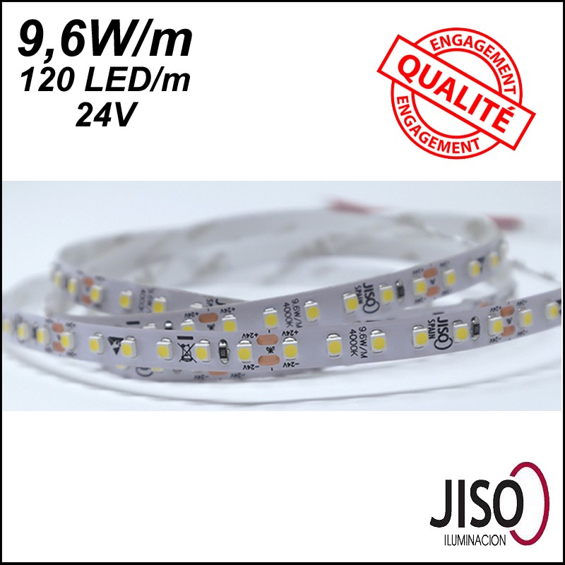 ✔️ Ruban Led 24V 10m 10W/M - SMD2025 avec lentille 30º intégrée