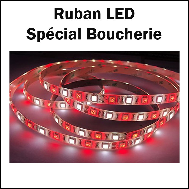 Ruban lumineux au mètre Rose à LED extérieur IP65 230V