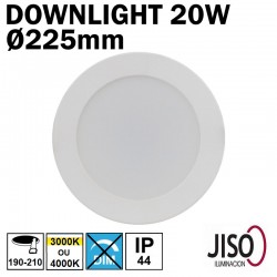 JISO 50220 - Downlight 20W