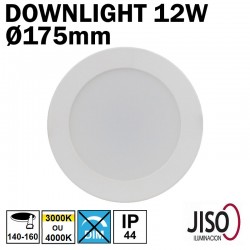 JISO 50212 - Downlight 12W diamètre 175mm