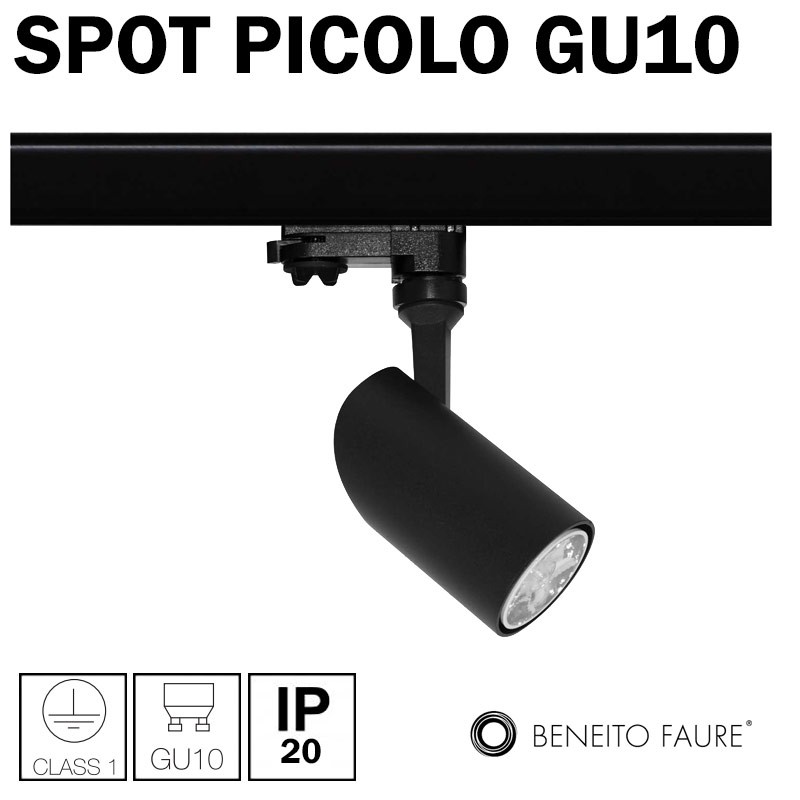 Spot GU10 noir beneito Picolo 3989