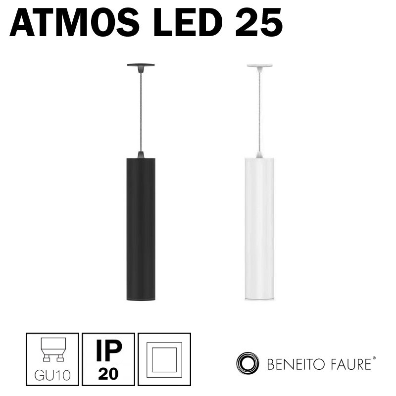 BENEITO ATMOS 25 - Suspension cylindrique GU10