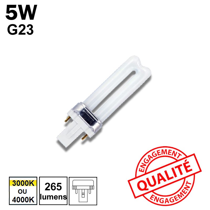 5W G23 - Ampoule fluo-compacte 5W G23 - Ampoule fluo-compacte