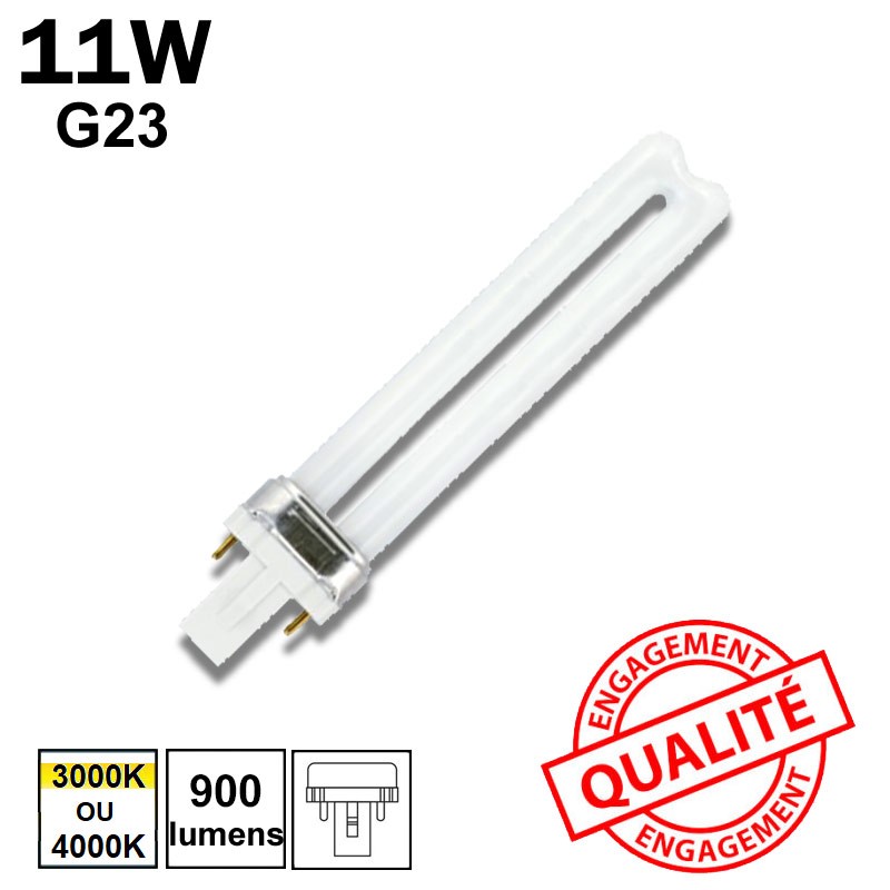 11W G23 - Ampoule fluo-compacte