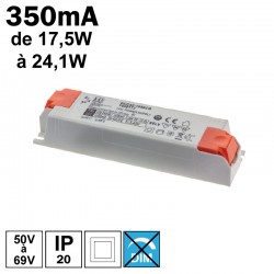 LCI 1600151 - Alimentation LED 350mA de 17,5W à 24,1W