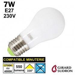 Ampoule LED standard avec culot standard B22, et conso. de 14,2W