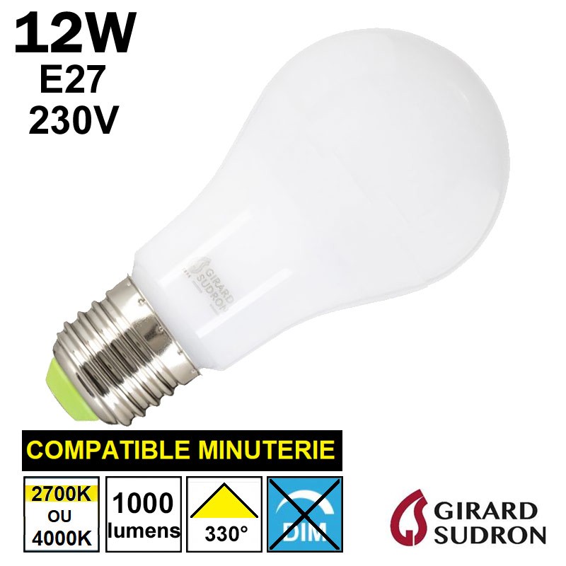 Ampoule standard LED 12W GIRARD SUDRON