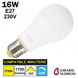 Ampoule LED 9W B22, lampe LED GIRARD SUDRON 160192 160198